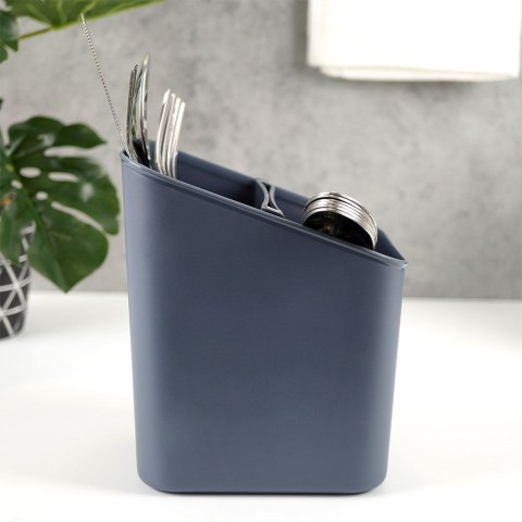 Ociekacz stojak na sztućce uniwersalny szary VILDE 229046-S