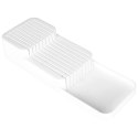 Organizer na noże przybory sztućce do szuflady biały 39x14.5x7.5cm VILDE 229012-B