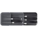 Organizer na noże przybory sztućce do szuflady szary 39x14.5x7.5cm VILDE 229012-S