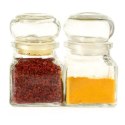 Pojemnik na przyprawy szklany 120ml słoik słoiczek organizer ORION 150247
