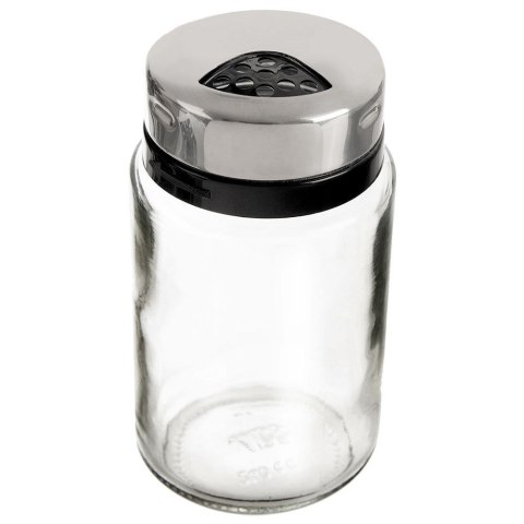 Pojemnik na przyprawy z sitkiem szklany 220ml słoik słoiczek organizer ORION 155112