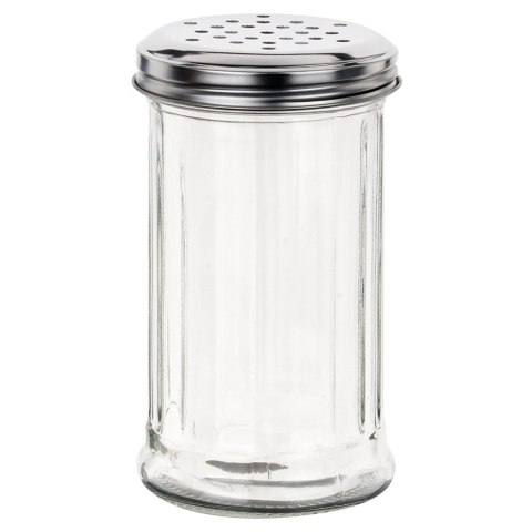 Pojemnik na przyprawy z sitkiem szklany 350ml słoik słoiczek organizer VILDE 229208