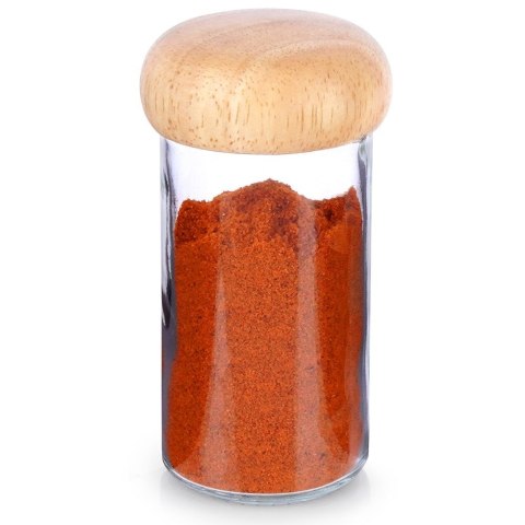 Pojemnik na przyprawy z sitkiem szklany 80ml słoik słoiczek organizer ORION 153612