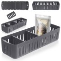 Pojemnik organizer na przyprawy do szuflady pojemniki szary ORION 731615