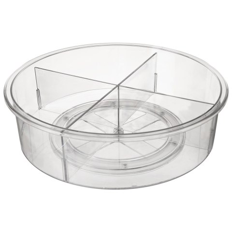 Pojemnik organizer obrotowy dzielony do lodówki szafki szuflady 30cm ORION 154061