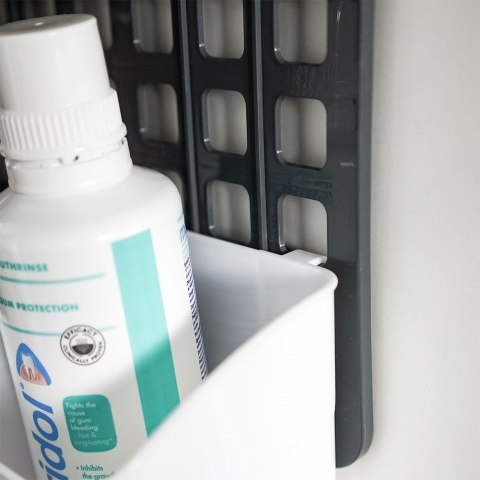 Półka zawieszana na drzwi szafkę prysznic wisząca 25x11x36cm VILDE 229054