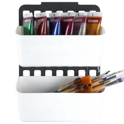 Półka zawieszana na drzwi szafkę prysznic wisząca 25x11x36cm VILDE 229054