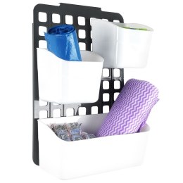 Półka zawieszana na drzwi szafki wisząca organizer 25x10x36cm VILDE 229014