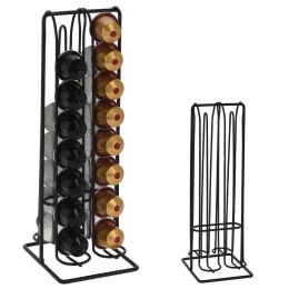 Stojak na kapsułki do kawy Nespresso metalowy czarny 30cm EXCELLENT ELECTRICS 229042