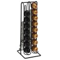 Stojak na kapsułki do kawy Nespresso metalowy czarny 30cm EXCELLENT ELECTRICS 229042