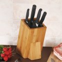 Stojak na noże kuchenne organizer blok pojemnik bambusowy ORION 540506