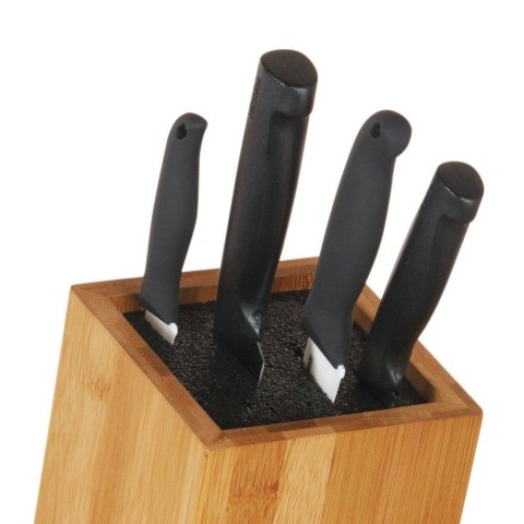 Stojak na noże kuchenne organizer blok pojemnik bambusowy ORION 540506