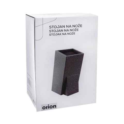Stojak na noże kuchenne organizer blok pojemnik szary ORION 540555