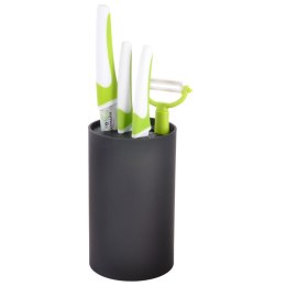 Stojak na noże kuchenne organizer blok uniwersalny pojemnik czarny ORION 540517