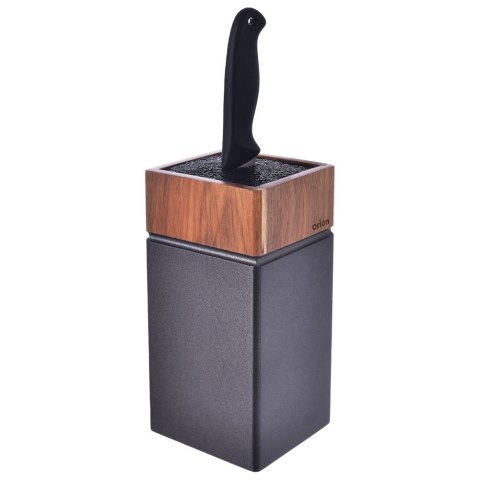 Stojak na noże kuchenne organizer blok uniwersalny pojemnik drewniany WOODEN ORION 540596