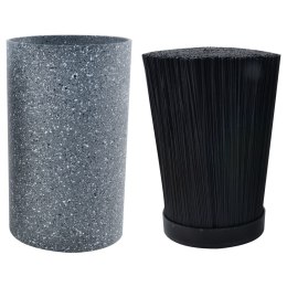 Stojak na noże kuchenne organizer blok uniwersalny pojemnik szary ORION 540552