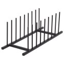 Stojak na pokrywki i talerze metalowy czarny 34.5x12.5x12cm HOME STYLING COLLECTION 229030