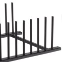 Stojak na pokrywki i talerze metalowy czarny 34.5x12.5x12cm HOME STYLING COLLECTION 229030
