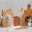 Stojak na przybory kuchenne drewniany uniwersalny WHITELINE ORION 122975