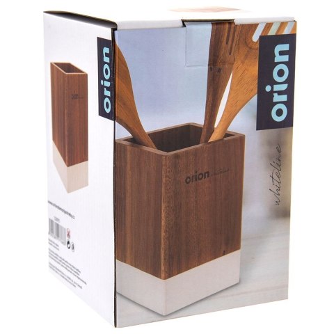 Stojak na przybory kuchenne drewniany uniwersalny WHITELINE ORION 122975