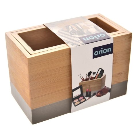 Stojak na sztućce przybory bambusowy rozkładany organizer rozsuwany ORION 122984