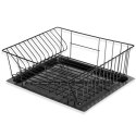 Suszarka do naczyń na naczynia stojąca czarna 35x29x13.5cm VILDE 229025