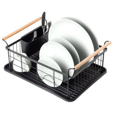 Suszarka do naczyń na naczynia stojąca czarna 42.5x19cm VILDE 150623