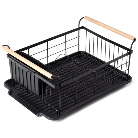 Suszarka do naczyń na naczynia stojąca czarna 42.5x19cm VILDE 150623