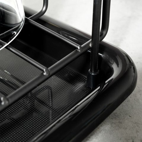 Suszarka do naczyń na naczynia stojąca czarna 50x24x9cm VILDE 150627