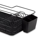 Suszarka do naczyń na naczynia stojąca czarna MISTY 43x29x10cm NAVA 10-186-101