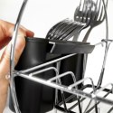 Suszarka do naczyń na naczynia stojąca dwupoziomowa czarna 50x23.5x36cm ACER NAVA 10-186-110