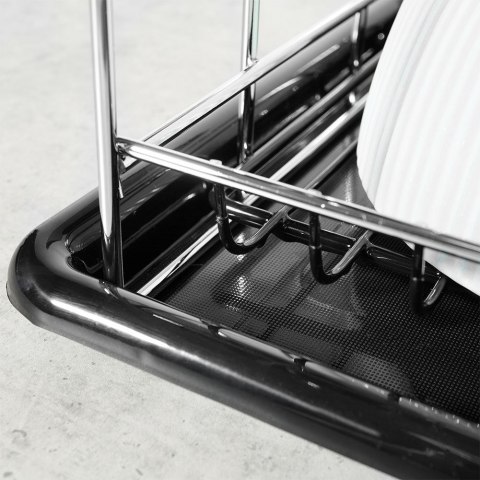 Suszarka do naczyń na naczynia stojąca dwupoziomowa czarna 50x23.5x36cm ACER NAVA 10-186-110