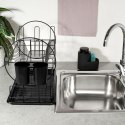 Suszarka do naczyń na naczynia stojąca na blat czarna 51x23.5x33.5cm VILDE 229037