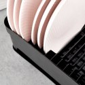 Suszarka do naczyń na naczynia stojąca plastikowa czarna 39.5x31x12cm VILDE 229061-C