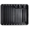 Suszarka do naczyń na naczynia stojąca plastikowa czarna 39.5x31x12cm VILDE 229061-C