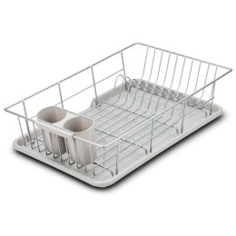 Suszarka do naczyń na naczynia stojąca szara MISTY 48x30x12cm NAVA 10-186-016