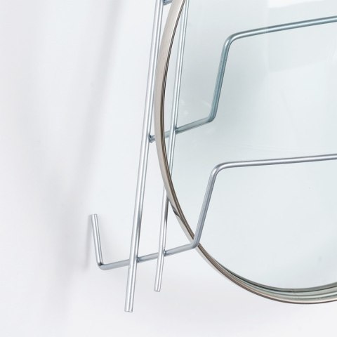 Wieszak uchwyt na pokrywki organizer metalowy VILDE 532051