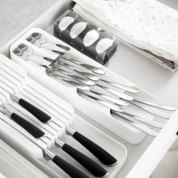 Wkład na sztućce do szuflady szuflad organizer biały 39x11.5cm VILDE 229010-B