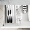 Wkład na sztućce do szuflady szuflad organizer biały 39x11.5cm VILDE 229010-B