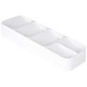 Wkład na sztućce do szuflady szuflad organizer biały 39x11.5cm VILDE 229010-B
