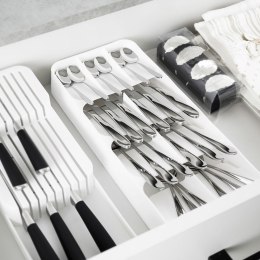 Wkład na sztućce do szuflady szuflad organizer biały 39x17cm VILDE 229011-B