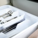 Wkład na sztućce do szuflady szuflad organizer biały 39x30.5cm VILDE 229053