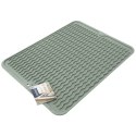 Mata do suszenia naczyń gumowa zielona ociekacz na blat 40x30.5cm ORION 155209