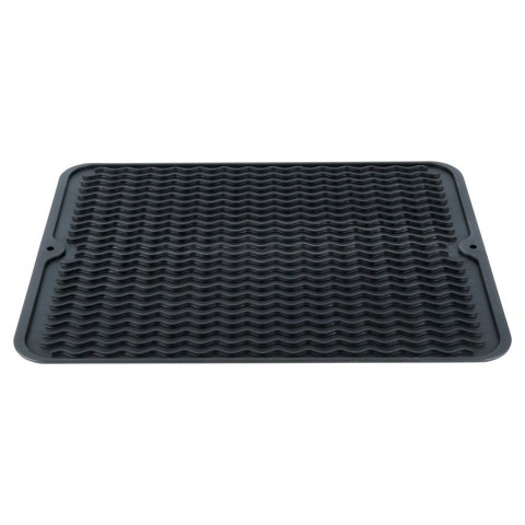 Mata do suszenia naczyń silikonowa czarna 40x30cm VILDE 229105