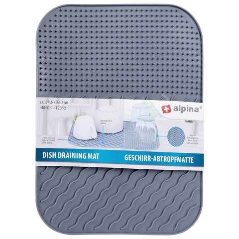 Ociekacz mata do suszenia naczyń 34x26.5cm ALPINA 229082