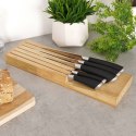 Organizer na noże przybory sztućce do szuflady drewniany 39x11x3.5cm EXCELLENT HOUSEWARE 229075