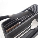 Organizer na noże przybory sztućce do szuflady szafki szary GREY 40x26.5x5cm ORION 150747