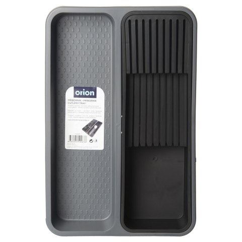 Organizer na noże przybory sztućce do szuflady szafki szary GREY 40x26.5x5cm ORION 150747