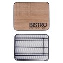 Organizer pojemnik na kapsułki do kawy metalowy czarny 30.5x24x6.5cm BISTRO VILDE 229101