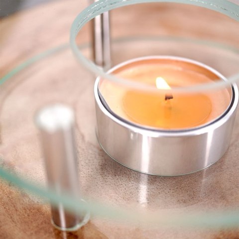 Podgrzewacz pod dzbanek do herbaty kubka świecznik tealight szklany HIT 139244